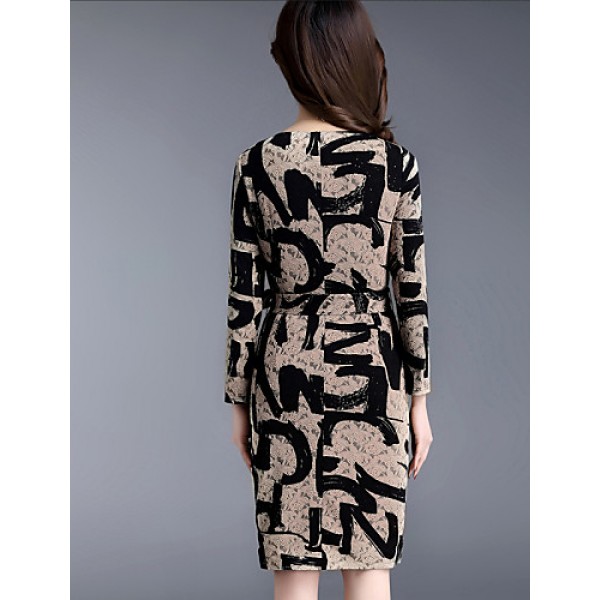 Spring New Women Lace Printed Dress