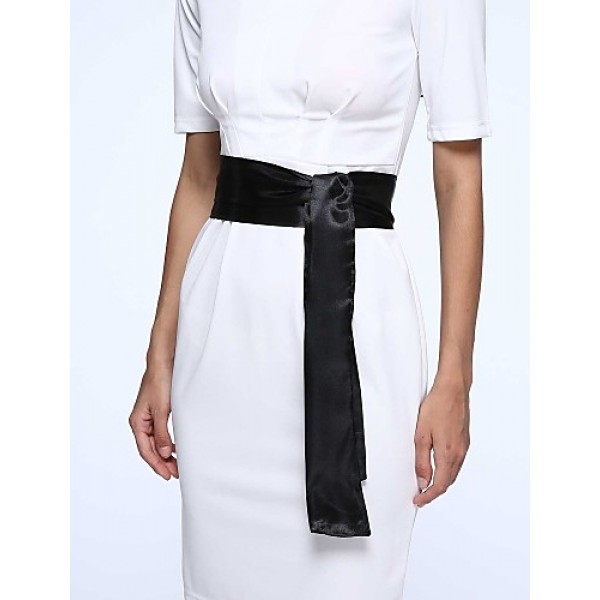 Women's Vintage Elegant Business Casual Half-sleeve Dress